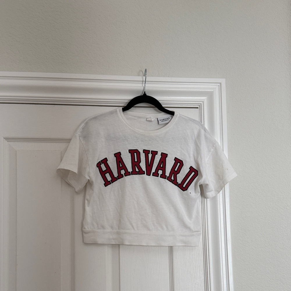 Zara Kids Harvard White and Red T-Shirt